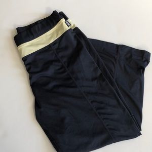 Avia, gray and yellow crop/Capris workout pants